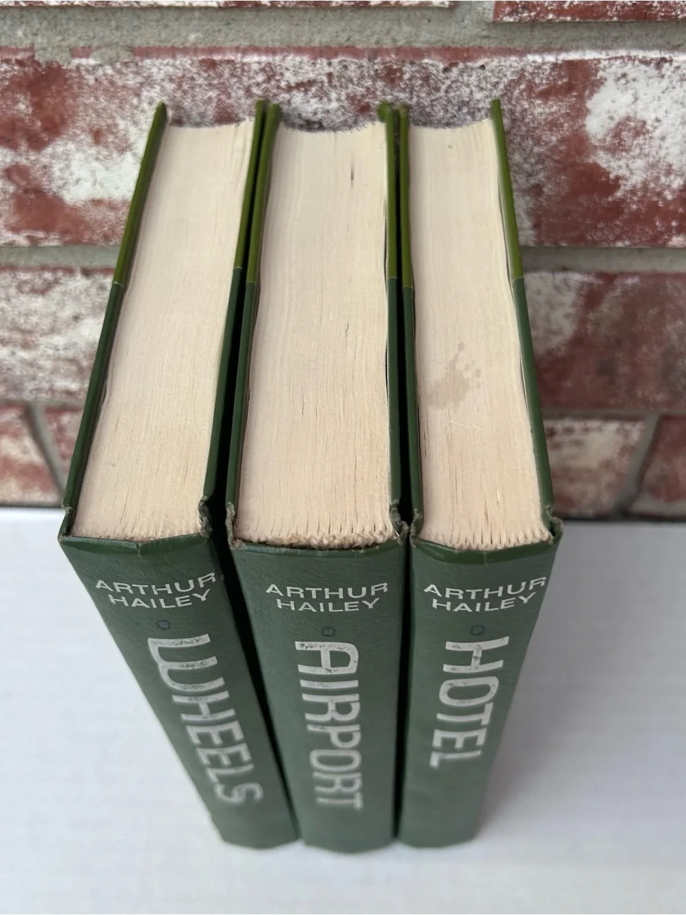 Arthur Hailey 3 Book Lot Set Wheels Hotel Airport Vintage Hardcover 1968